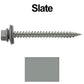 #9 x 2" Stainless Steel Metal Roofing Screws - Hex Washer Head - Self-Piercing (SP) tip metal to wood. EPDM washer. Colored head.