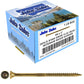 #9 Gold Star/Torx Drive Zinc Coated T-25 Flat Head Wood Screws
