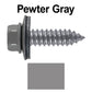 17 x 1"  Metal Roofing Screws - Metal Panel to Metal Purlins and Recovery Screws - Hex Washer Head - EPDM washer.