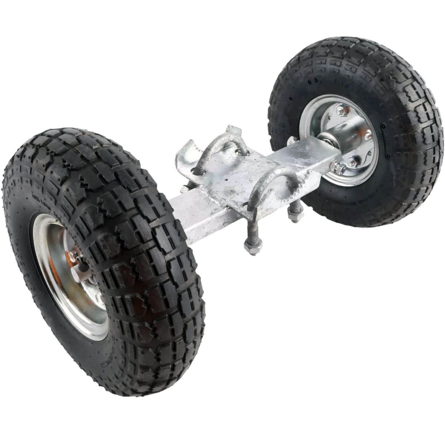 Gate Wheel Carriers for Chain Link Fence Rolling/Sliding Gates. Various Styles and Widths, Hard Rubber Wheels and Pneumatic Rubber Wheels