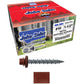 #10 x 1-1/2" Metal ROOFING SCREWS - Hex Washer Head - Self starting/self tapping - EPDM washer. Colored head.