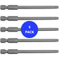 T25 (T-25) Torx/Star Driver Bit - Color Coded  Torx/Star Drive Quick Change Shank Bit for Screws and Fasteners Requiring T25 (T-25) Size Bits