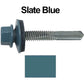 #12 x 1-1/2" Metal to Metal Type #5 Roofing Screws - Hex Head Drill Point. 9/16" EPDM Washer. Colored Head.