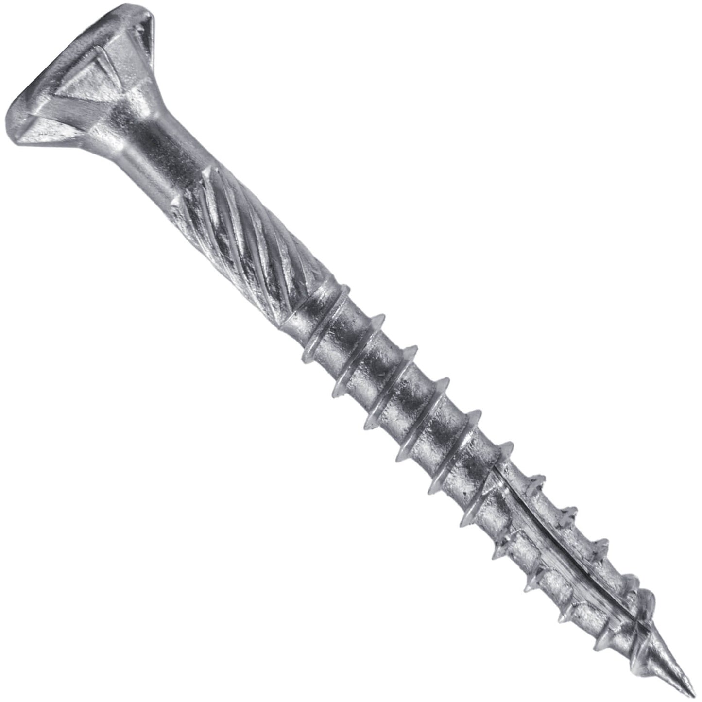 #9 Silver Star Stainless Steel Wood Screw Torx/Star Drive Head - Grade 300 Series Stainless Steel Torx/Star Drive Wood Screws