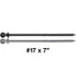 #17 Heavy Duty Structural Wood Screws - Exterior Coated Heavy Duty Wood Screws- Use for Fastening Ledger Boards, Large Timbers, Logs