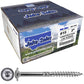 #15 Stainless Steel Construction Lag Screw  T-30 Torx/Star Drive Heavy Duty Lag Screw - Modified Truss Washer Head