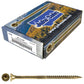 #9 Yellow Zinc Coated General Purpose Wood Screws. Torx/Star Drive Head - Multipurpose Torx/Star Drive Wood Screws