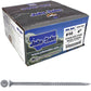 #10 Silver Star Stainless Steel Wood Screw Torx/Star Drive Head - 300 Series Stainless Steel Torx/Star Drive Wood Screws