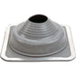 GRAY Square Base EPDM Flexible Pipe Flashing