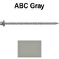 #10 x 4" Metal ROOFING SCREWS - Hex Washer Head - Self starting/self tapping - EPDM washer. Colored head.