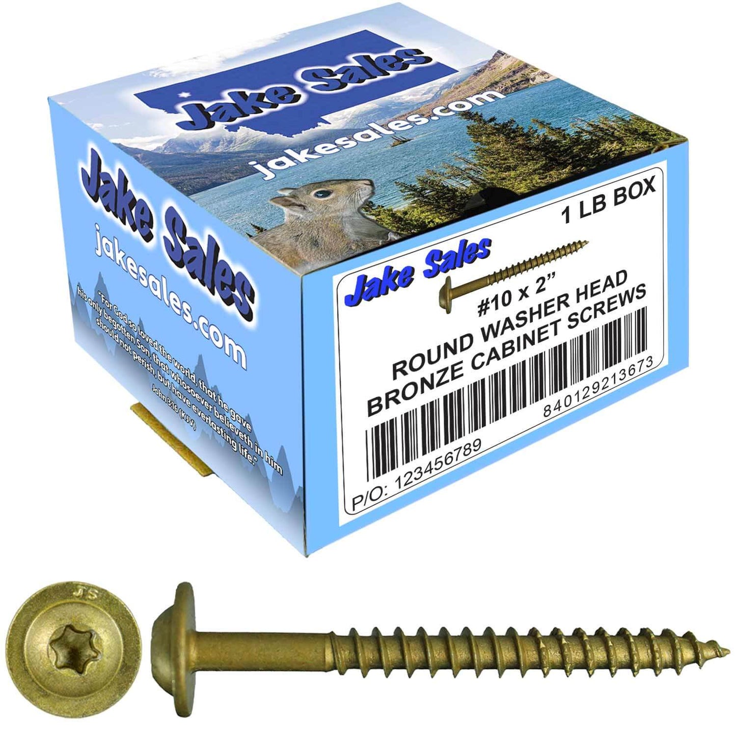 #10 Round Washer (Modified Truss) Head Screw Torx/Star Drive Head Wood Screw, Multipurpose Wood Screws for Construction, Cabinets and Furniture.