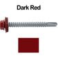 #12 x 2" Metal to Metal Type #3 Metal Roofing Screws - Hex Head Drill Point - 9/16" EPDM Washer.