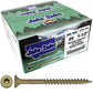 #9 x 1-1/2" - 3-1/8" Bronze Exterior Coated Wood Screw Torx/Star Drive Head - Multipurpose Exterior Coated Torx/Star Drive Wood Screws