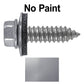 17 x 1"  Metal Roofing Screws - Metal Panel to Metal Purlins and Recovery Screws - Hex Washer Head - EPDM washer.