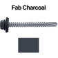 #12 x 2" Metal to Metal Type #3 Metal Roofing Screws - Hex Head Drill Point - 9/16" EPDM Washer.