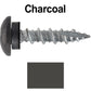 10 X 1" - LOW PROFILE Star Head Roofing Screws - HI-LO Thread - Metal To Wood - T25 Torx Drive Head - EPDM washer.
