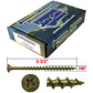 Yellow Zinc Coarse Thread Drywall, Gypsum board, Sheetrock, Plasterboard Screws. Use for all purpose wood screws