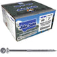 #9 Silver Star Stainless Steel Wood Screw Torx/Star Drive Head - Grade 300 Series Stainless Steel Torx/Star Drive Wood Screws