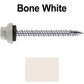 10 X 2“ HI-LO Zinc Aluminum Cap Metal Roofing Screws - Hex Washer Head - Self starting/self tapping - EPDM washer. Colored head.