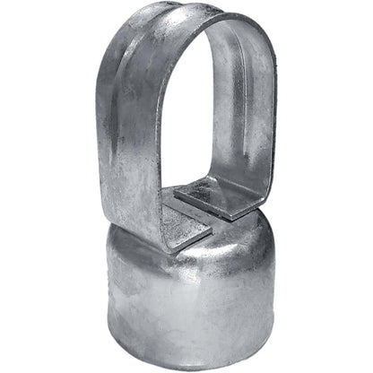 Galvanized Pressed Steel Chain Link Fence Loop Cap (Eye Top)