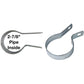 Tension Band for Chain Link Fence - Manufactured from Galvanized Steel to Prevent Rust. Tension Bands Wrap Around the Pipe on the Fence and Attach to a Tension Bar Holding the Chain Link Mesh