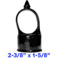 Black Aluminum Chain Link Fence Eye Tops.