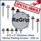 12 x 2"  Stainless Steel Metal Roofing Screw (250) Hex ReGrip Sheet Metal Roof Screw. Sharp Point metal to wood siding screws. 5/8" EPDM washer. Most Colors Are Special Order Only