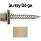 12 x 1-1/2" Stainless Steel Metal Roofing Screw: Hex ReGrip Sheet Metal Roof Screw. Sharp Point metal to wood siding screws. 5/8" EPDM washer. Product comes in 250 Count Bags  - Some Colors Special Order Only