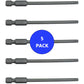 T20 (T-20) Torx/Star Driver Bit - Color Coded Torx/Star Drive Quick Change Shank Bit for Screws and Fasteners Requiring T20 (T-20)