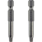 SQUARE BIT DRIVERS: 2 inch - #1, #2, #3  Robertson (R1/R2) - Quick-Change Shank