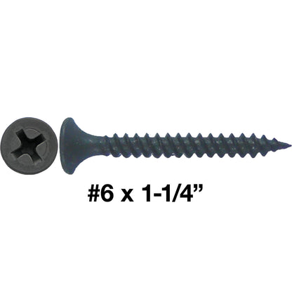 Gray Phosphate Fine Thread Drywall Screws-  Gypsum board, Sheetrock, Plasterboard Screws. Use for all purpose wood screws.