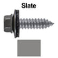 17 x 1"  Metal Roofing Screws - Metal Panel to Metal Purlins and Recovery Screws - Hex Washer Head - EPDM washer.