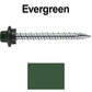 10 x 2” - STAINLESS HEX / ZINC Sheet Metal Roof Screw. Self starting metal to wood siding screws. EPDM washer. Colored head.