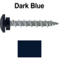 10 x 1-1/2” LOW PROFILE Star Head Roofing Screws - HI-LO Thread - Metal To Wood - T25 Torx Drive Head - EPDM washer