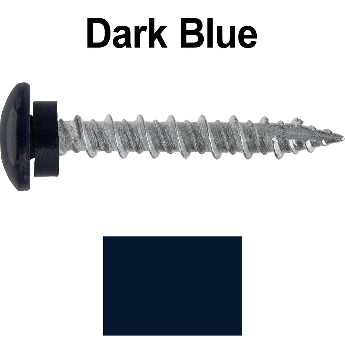 10 x 1-1/2” LOW PROFILE Star Head Roofing Screws - HI-LO Thread - Metal To Wood - T25 Torx Drive Head - EPDM washer