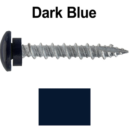 10 x 1-1/2” LOW PROFILE Star Head Roofing Screws - HI-LO Thread - Metal To Wood - T25 Torx Drive Head - EPDM washer