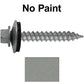 #12 x 1-1/2"  RE-GRIP METAL ROOFING SCREWS - Hex Washer Head - Self starting/self tapping - EPDM washer. Colored head.