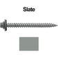 #12 x 2-1/2" RE-GRIP METAL ROOFING SCREWS - Hex Washer Head - Self starting/self tapping - EPDM washer. Colored head.