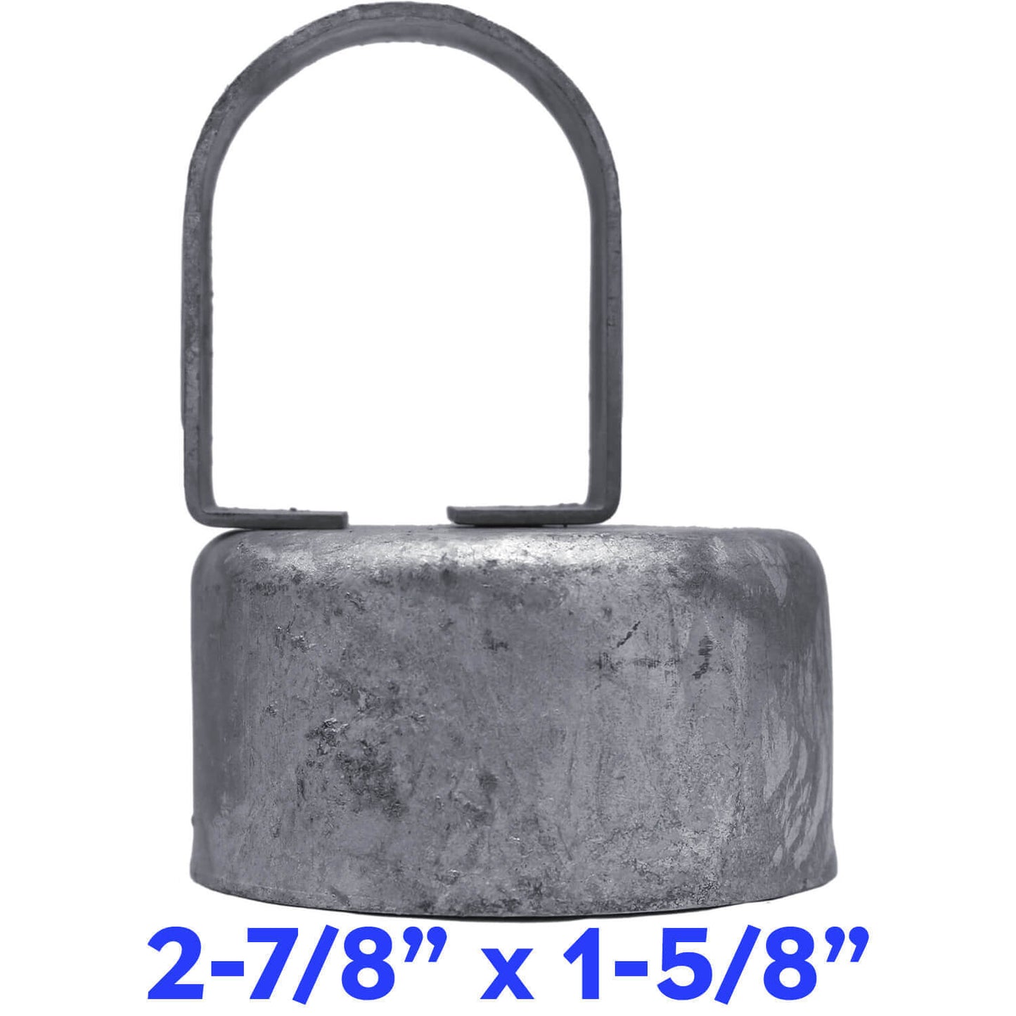 Galvanized Pressed Steel Chain Link Fence Loop Cap (Eye Top)