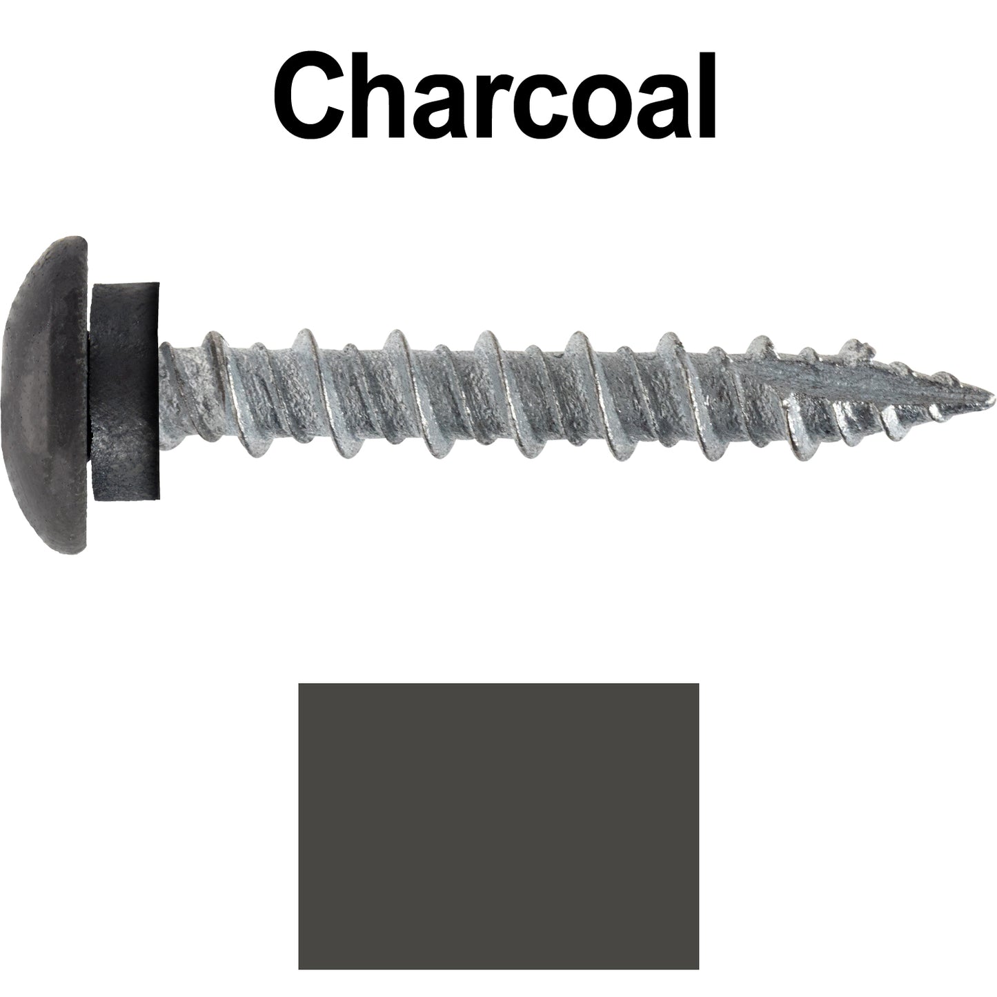10 x 1-1/2” LOW PROFILE Star Head Roofing Screws - HI-LO Thread - Metal To Wood - T25 Torx Drive Head - EPDM washer