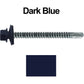 #12 X 3" Metal to Metal Type #3 Roofing Screws - Hex Washer Head - Self starting/self tapping - 5/8" EPDM washer. Colored head.