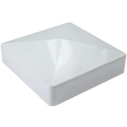 White Vinyl Post Caps – For 4" & 5" Vinyl Fence Posts