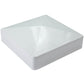White Vinyl Post Caps – For 4" & 5" Vinyl Fence Posts