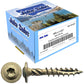 #14 Construction Lag Screws - Exterior Coated Torx/Star Drive Heavy Duty Structural Lag With Modified Truss Washer Head