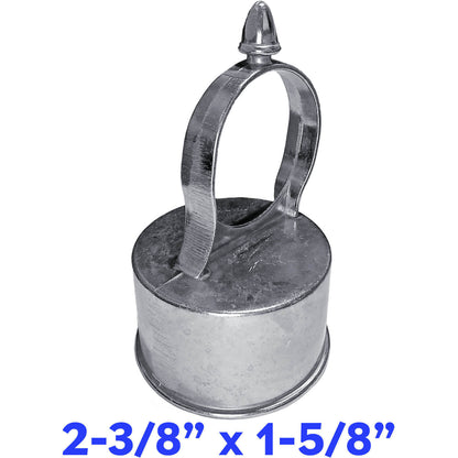 Aluminum Chain Link Fence Loop Cap Eye Tops