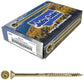 #9 Gold Star/Torx Drive Zinc Coated T-25 Flat Head Wood Screws