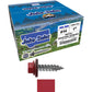 #14 x 1"  Metal ROOFING SCREWS - Hex Washer Head - Self starting/self tapping - EPDM washer. Colored head.