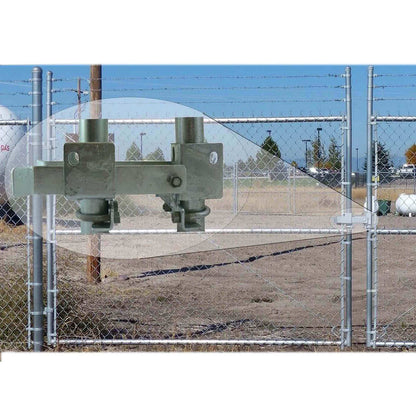 Strong Arm Double Gate Latch - GALVANIZED - Latches Two Gates Together without the Need of a Drop Rod