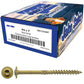 #14 Construction Lag Screws - Exterior Coated Torx/Star Drive Heavy Duty Structural Lag With Modified Truss Washer Head