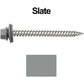 12 x 2-1/2" Stainless Steel Metal Roofing Screw - Hex Washer Head - Self starting/self tapping - EPDM washer. Colored head.